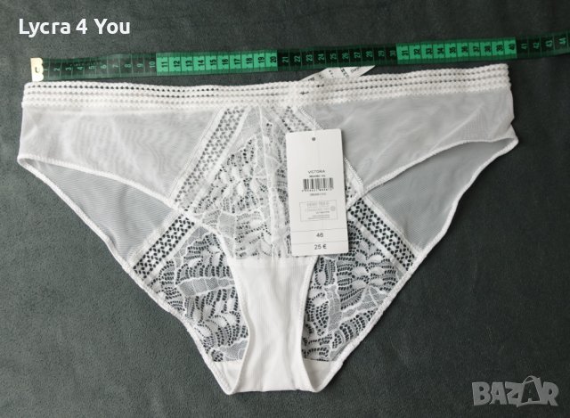 Нови френски тюлени бикини с дантела и красив колан на талията L/XL, снимка 8 - Бельо - 40854279