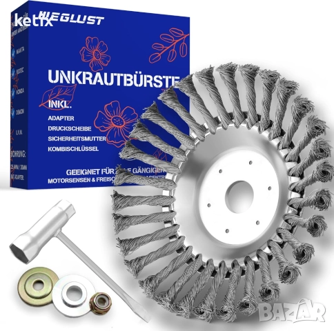 Телена четка за плевели,200 x 25,4 мм