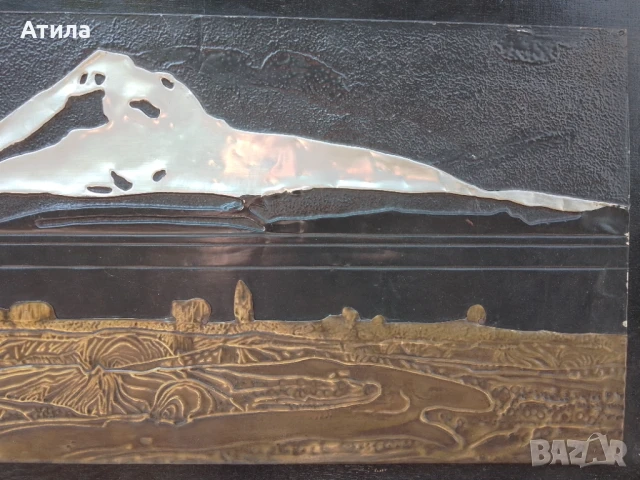 картина Арарат Армения 78/37 см, снимка 3 - Картини - 50601422