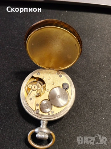 Джобен часовник - JUNGHANS - ГЕРМАНИЯ - ПРОМОЦИЯ с посребрени капаци позлата., снимка 16 - Джобни - 48361755