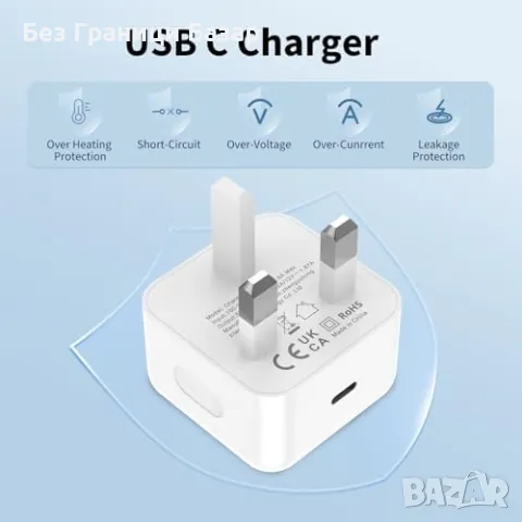 Ново 20W USB-C зарядно + кабел за iPhone 15/16 и iPad Pro - 3 броя, снимка 2 - Аксесоари за Apple - 48205898