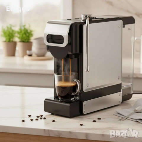 Еспресо машина 8в1 Oliver Voltz OV51171N8M – За капсули и мляно кафе, 1450W, 19 Bar