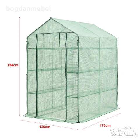 Оранжерия Vale с рафтове, снимка 4 - Оранжерии - 53593374