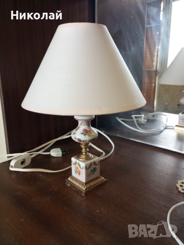 Красива Италианска нощна лампа, снимка 7 - Антикварни и старинни предмети - 52211071