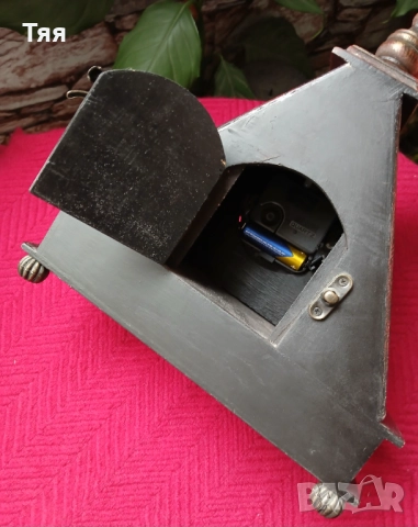 Винтидж дървен часовник , снимка 5 - Антикварни и старинни предмети - 52868853