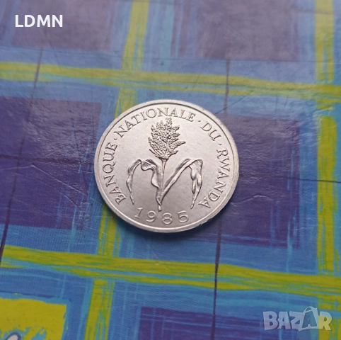 1 Франк 1985 Руанда, снимка 2 - Нумизматика и бонистика - 51877487