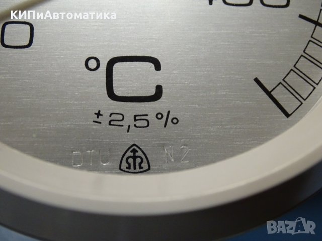 биметален термометър радиален тип ф100 L250, снимка 6 - Резервни части за машини - 34640707