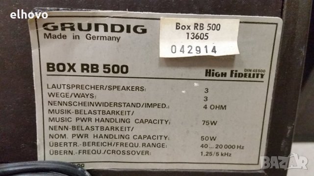 Тонколони Grundig BOX RB 500, снимка 5 - Тонколони - 29003232