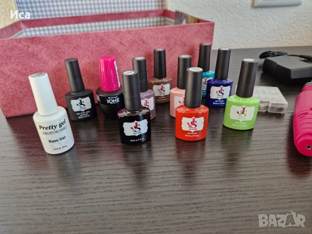 Комплект за Гел лак, снимка 4 - Продукти за маникюр - 43337303