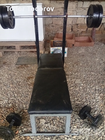 Разпродажба на фитнес тежести , дъмбели , лостове, лежанка , снимка 3 - Фитнес уреди - 52394025