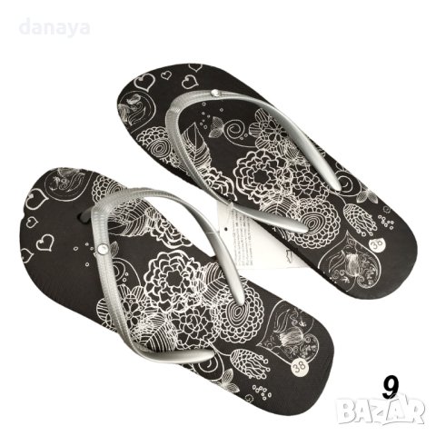 4265 Дамски джапанки с цветен принт, 36-41 номер, снимка 9 - Джапанки - 42988891