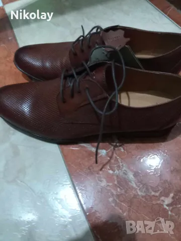 мъжки официални обувки естествена кожа , снимка 2 - Официални обувки - 48163806