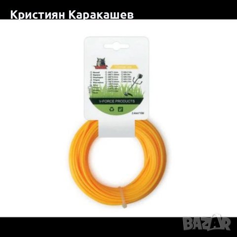 Промо комплект алуминиева глава за тример + корда, снимка 3 - Градинска техника - 40622989