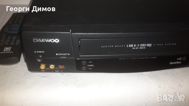 Видео VHS DAEWOO DV-K885o, снимка 4 - Плейъри, домашно кино, прожектори - 52798778