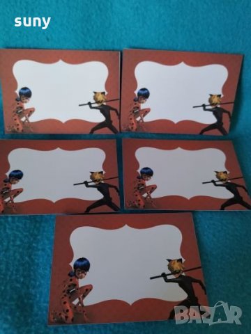 Покани за рожден ден Калинката и черния котарак 4, снимка 1