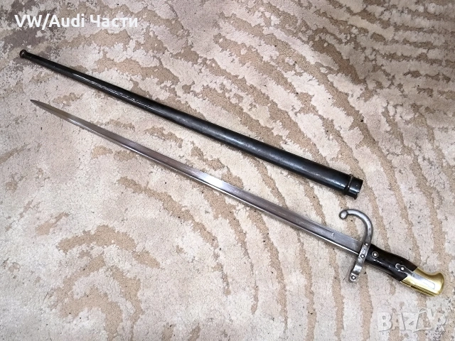 Френски щик нож ГРА Waffenfabrik Steyr гръцка поръчка , снимка 2 - Антикварни и старинни предмети - 53350317