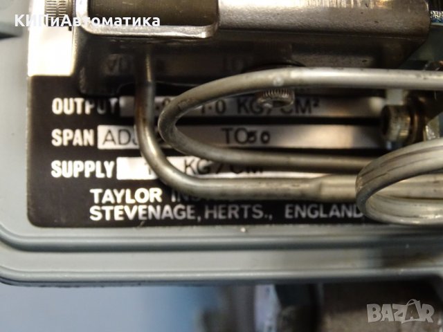 Трансмитер Taylor PneumaticTransmitter 392TD00821, снимка 9 - Резервни части за машини - 35137115