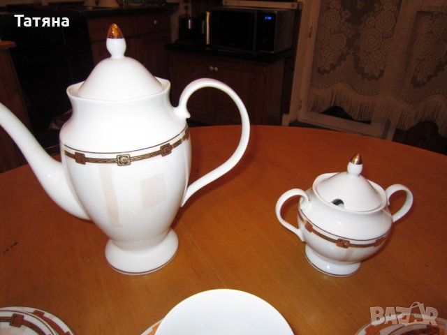 ПОРЦЕЛАНОВ  сервиз за кафе/чай   - ROKZAL;ДЪСКИ  за рязане;, снимка 2 - Сервизи - 31355284