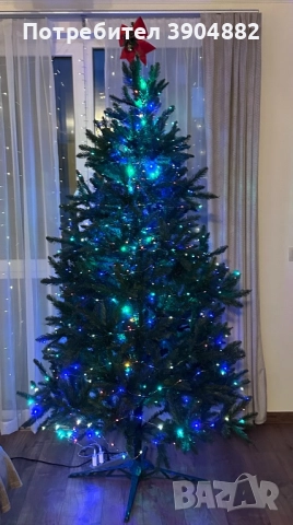 Коледна елха Див смърч 220см, снимка 4 - Други стоки за дома - 52450325