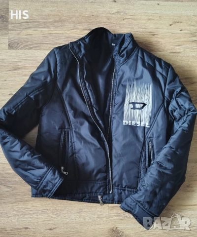 Дамско късо яке, черно-размер S, снимка 2 - Якета - 52237645