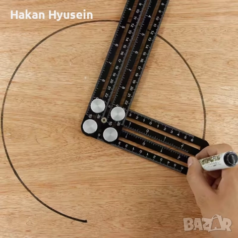 Регулируема линия, Шаблон за измерване на неравности, Двоен шаблон, снимка 7 - Други инструменти - 52510745