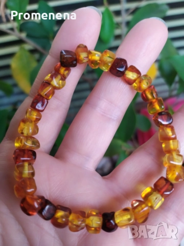 Балтийски кехлибар, снимка 13 - Гривни - 47201757