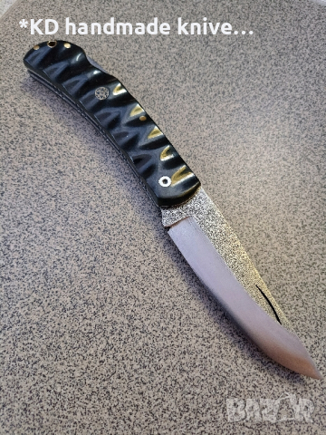 Сгъваем нож ръчно изработен от N690co стомана