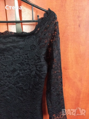 TERRANOVA дамски дантелен топ РАЗЛИНИ ЦВЕТОВЕ, / блуза с голи рамене, нов, с етикет, снимка 15 - Корсети, бюстиета, топове - 46773972