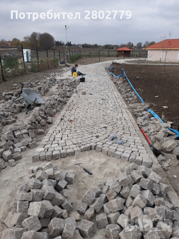 Доставка и монтаж гранитни павета, редене бетонни павета, бордюр, редене тротоарни плочи други., снимка 8 - Други ремонти - 36546450