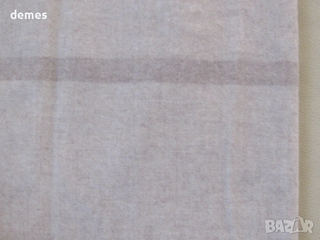 Фин шал каре 100% кашмир, цвят капучино, Монголия