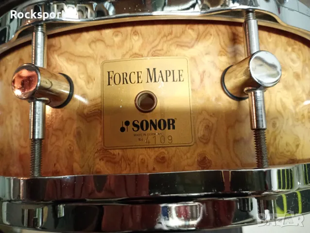 Sonor Force Maple 14"/5" * Germany Exotic Snare, снимка 2 - Ударни инструменти - 49277969
