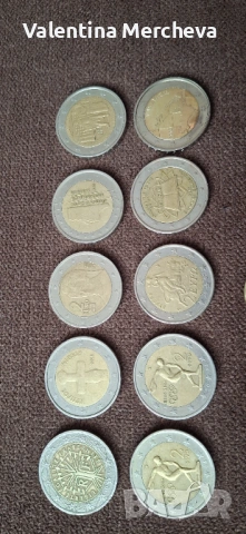 Евро монети , снимка 2 - Нумизматика и бонистика - 53401779