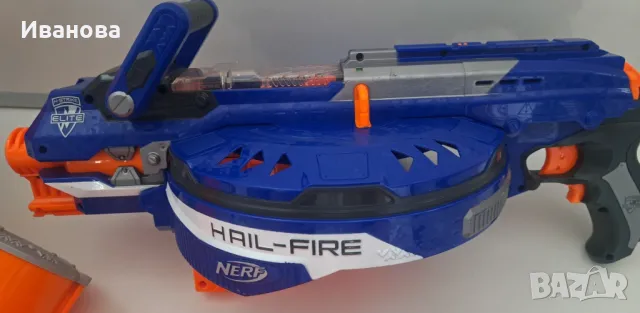 Nerf Gun N-Strike Elite Hail Fire   , бластер с батерии, снимка 3 - Други - 41495524