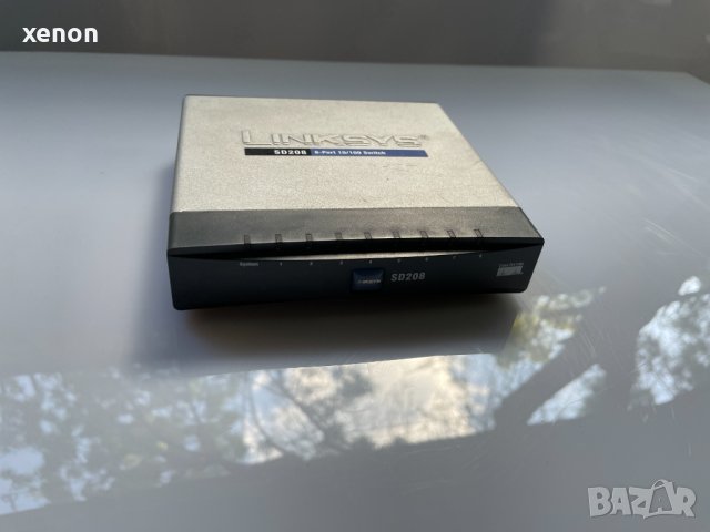 Linksys (Cisco) SD208 8-Port 10/100 Switch, снимка 2 - Суичове - 40605124