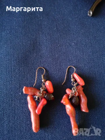 комплекти колие и обеци пеперуди и от корал, снимка 7 - Бижутерийни комплекти - 49968732