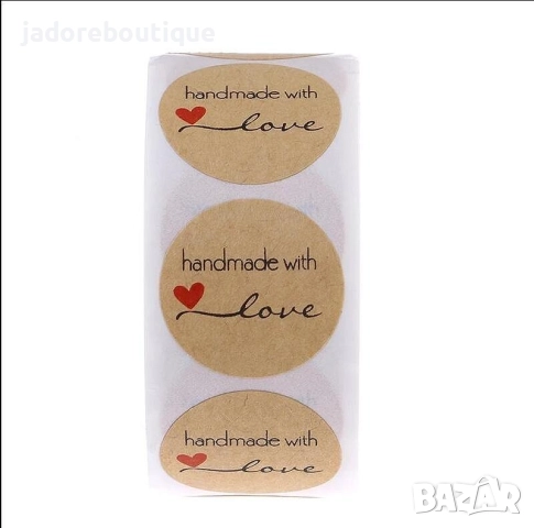 Лепенки / стикери Pretty things inside/ Handmade/ Free gift - 100 бр/к-кт , снимка 3 - Други - 31509450