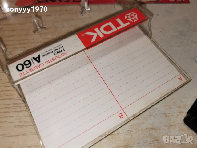 TONY CAREY-TDK TAPE 0201261942, снимка 14 - Аудио касети - 52957621