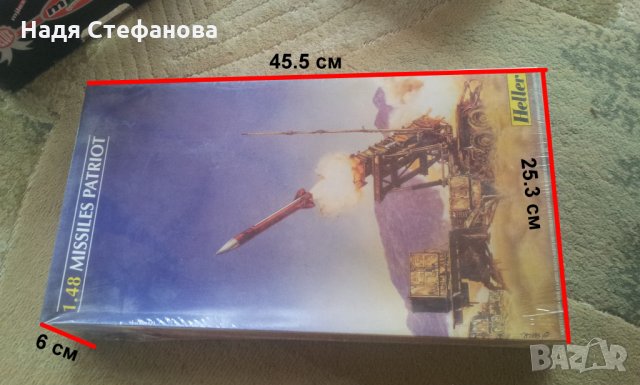 Модел за сглобяване система Пейтриът на Хелер  MISSILES PATRIOT HELLER, снимка 2 - Колекции - 29023097