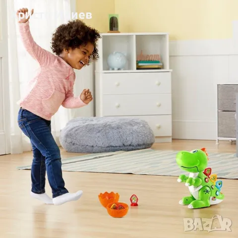 Интераткивен динозавър Дино учи и танцувай Vtech Learn & Dance Dino, снимка 3 - Образователни игри - 48389926