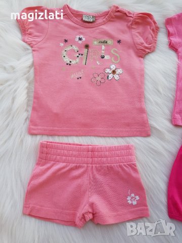 Къси панталонки и тениски 3-6 месеца, снимка 3 - Комплекти за бебе - 28685820