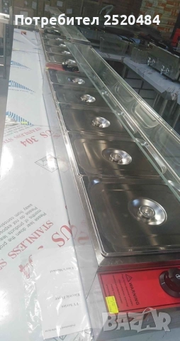 Топли витрини Бен Мари на водна баня 6 модела. Чисто нови с гастронорми! ХИТ Цена 280лв/143,16€, снимка 6 - Обзавеждане за заведение - 51804309