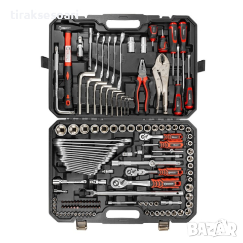 Гедоре 142 части 1/4“3/8“1/2“ FORCEKRAFT  FK-41421-5 new, снимка 3 - Гедорета - 44909104