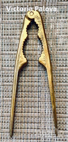  Месингова орехотрошачка vintage Германия, снимка 6 - Антикварни и старинни предмети - 51045731