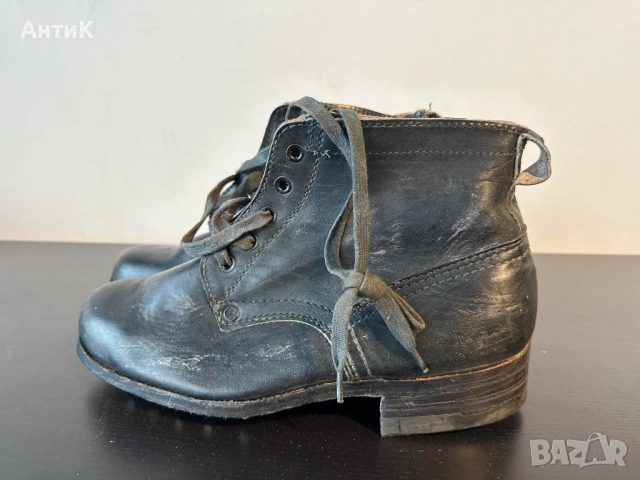 Соц Военни Обувки с Цинтове Цинтари, снимка 3 - Антикварни и старинни предмети - 52017523