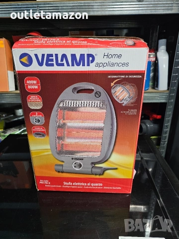 Електрическа кварцова печка 800 W , снимка 3 - Отоплителни печки - 53278743