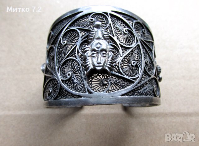 дамска сребърна гривна - 17, снимка 2 - Гривни - 43377124