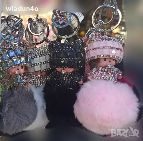 Monchhichi Пухкав ключодържател-15лв, снимка 5 - Други - 50051238