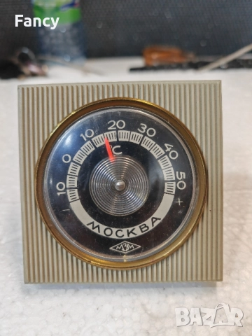 Стар руски термометър Москва, снимка 2 - Антикварни и старинни предмети - 52162862