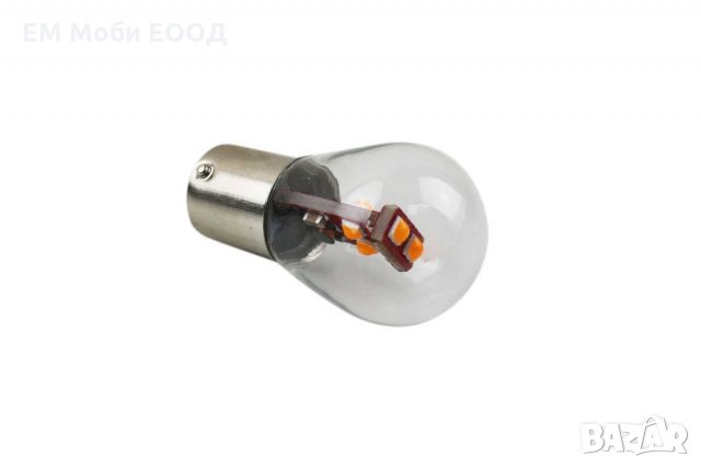 LED диодна крушка за мигач 21W, BA15S S35, Оранжева, снимка 7 - Аксесоари и консумативи - 33017473