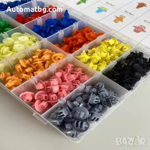 К-т щипки Automat, Универсални клипсове, За броня, калник и др, 420бр, снимка 5 - Аксесоари и консумативи - 48957965